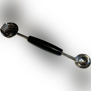 VTG EKCO 2 SIDED FRUIT MELON BUTTER BALLER SHAPER KITCHEN TOOL PARTY HEALTHY 8”